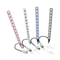 HKM-898707 Aluminum LED Notebook Keyboard Night Light with Adjustable Brightness