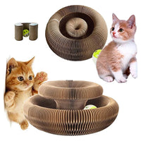 HKM-898707 Interactive Corrugated Cardboard Cat Scratching Board for Engaging Play and Claw Maintenance