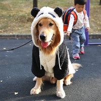HKM-8987581 Cozy Thickened Winter Clothing for Medium and Large Dogs - Cute Tiger and Panda Styles