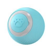 HKM-8987837 Interactive Automatic Cat Teasing Ball Toy - Rechargeable Rolling Silicone ABS Fun Pet Plaything