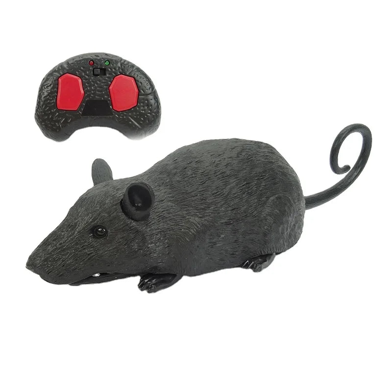 HKM-898835 Lifelike Remote Control Plastic Mouse Toy - 21x7x6.5 cm