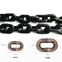HKM-8988989 Dog Leash with Handle - Available in Bronze, Antique Silver, and Black in Multiple Lengths