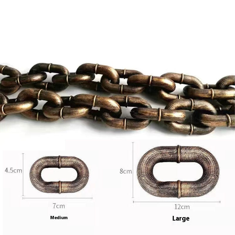 HKM-8988989 Dog Leash with Handle - Available in Bronze, Antique Silver, and Black in Multiple Lengths