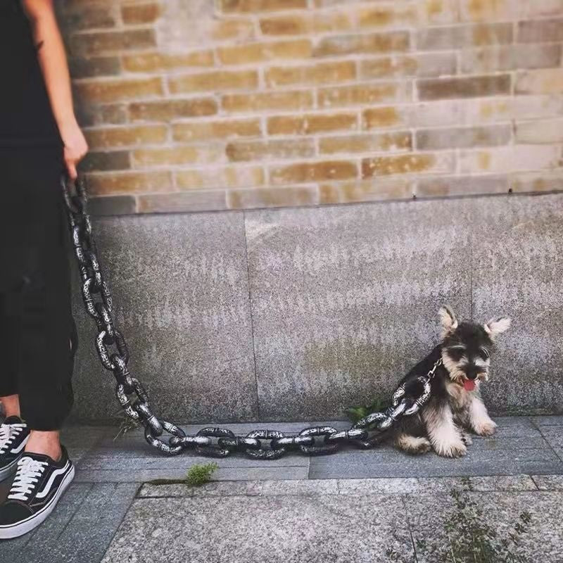 HKM-8988989 Dog Leash with Handle - Available in Bronze, Antique Silver, and Black in Multiple Lengths