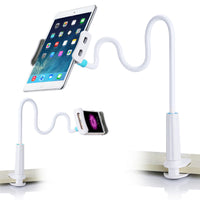 HKM-898899 Aluminum Alloy Cell Phone and Tablet Holder with Adjustable Arm for Desktops