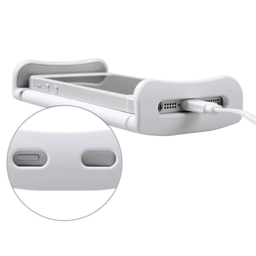 HKM-898899 Aluminum Alloy Cell Phone and Tablet Holder with Adjustable Arm for Desktops