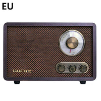 HKM-899027 Retro Wooden Bluetooth Radio with FM/AM and Adjustable Tone