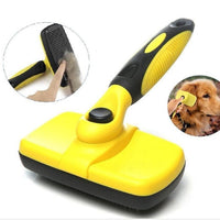 HKM-899091 Self-Cleaning Slicker Brush for Dogs and Cats - Stainless Steel and Heat-Resistant Design