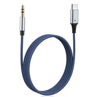 HKM-899091 Type-C to 3.5mm Audio Aux Cable for Earphones - Reliable and Durable Connection
