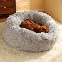 HKM-899155 Plush Round Pet Nest in Various Colors and Sizes, Removable Design