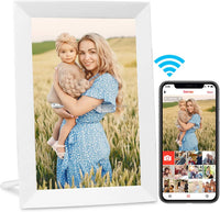 HKM-899219 7-Inch WiFi Touch Screen Digital Photo Frame with Frameo App for Easy Sharing