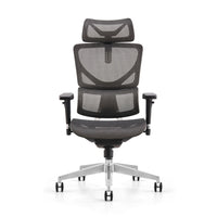 HKM-899283 Ergonomic Adjustable Office Chair with Headrest and Swivel Feature