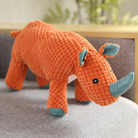 HKM-8993597 Plush Pet Toy Collection - Molar Sounding Dolls in Various Animal Designs 30-35cm