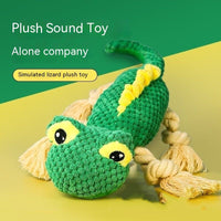HKM-8993597 Plush Pet Toy Collection - Molar Sounding Dolls in Various Animal Designs 30-35cm
