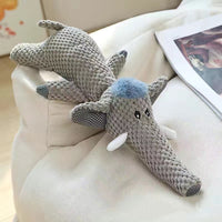 HKM-8993597 Plush Pet Toy Collection - Molar Sounding Dolls in Various Animal Designs 30-35cm