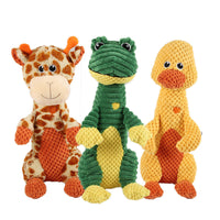 HKM-8993597 Plush Pet Toy Collection - Molar Sounding Dolls in Various Animal Designs 30-35cm