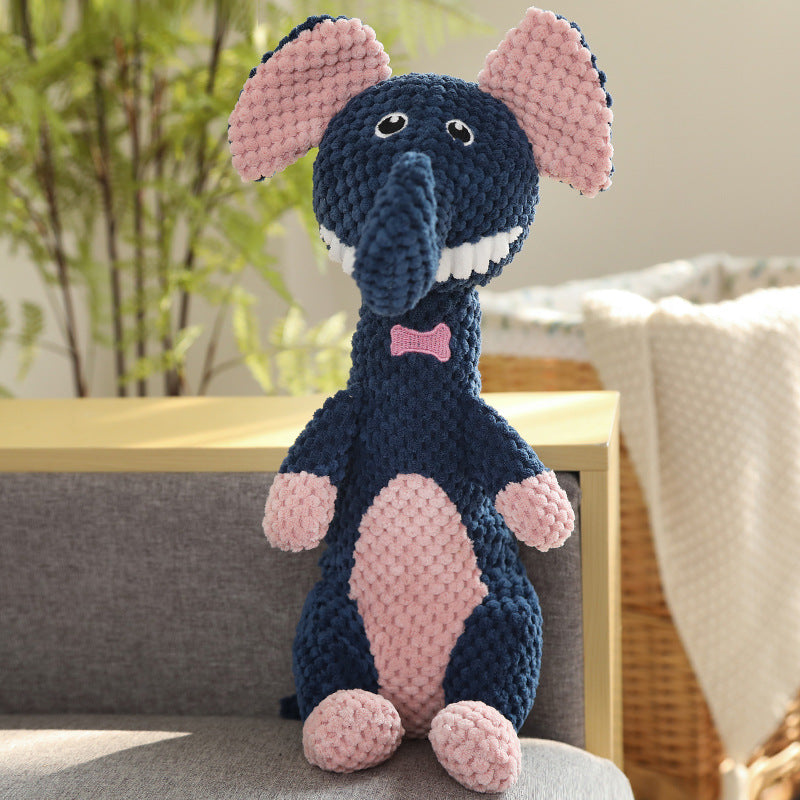 HKM-8993597 Plush Pet Toy Collection - Molar Sounding Dolls in Various Animal Designs 30-35cm