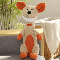 HKM-8993597 Plush Pet Toy Collection - Molar Sounding Dolls in Various Animal Designs 30-35cm