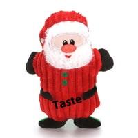 HKM-8994621 Christmas-Themed Tear-Resistant Plush Pet Toy for Cats and Dogs