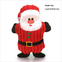 HKM-8994621 Christmas-Themed Tear-Resistant Plush Pet Toy for Cats and Dogs