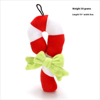 HKM-8994621 Christmas-Themed Tear-Resistant Plush Pet Toy for Cats and Dogs