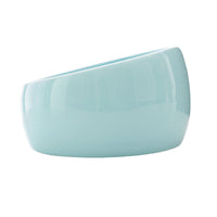 HKM-8995133 Ceramic Cat Food Bowl with Lead-Free Color Glaze, 1000ml Capacity, Enlarged Design for Easy Feeding