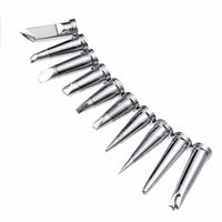 HKM-899539 10-Piece Lead-Free Soldering Iron Tip Set for LT Soldering Station - Durable Compatibility and Versatile Styles
