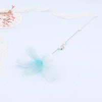 HKM-8995773 Colorful Feather Cat Toy with Bells – 38cm Fun Cat Wand for Engaging Play