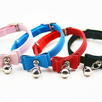 HKM-8996925 Cute Bow Tie Bell Collar for Small Dogs