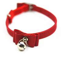 HKM-8996925 Cute Bow Tie Bell Collar for Small Dogs