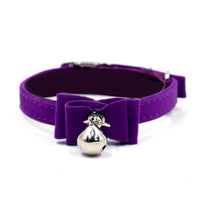 HKM-8996925 Cute Bow Tie Bell Collar for Small Dogs
