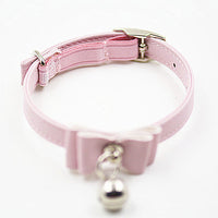 HKM-8996925 Cute Bow Tie Bell Collar for Small Dogs