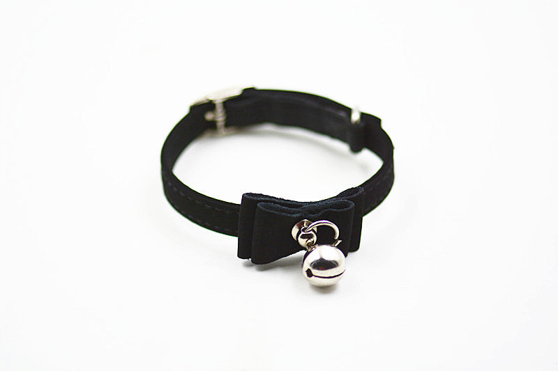 HKM-8996925 Cute Bow Tie Bell Collar for Small Dogs