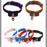 HKM-8996925 Cute Bow Tie Bell Collar for Small Dogs