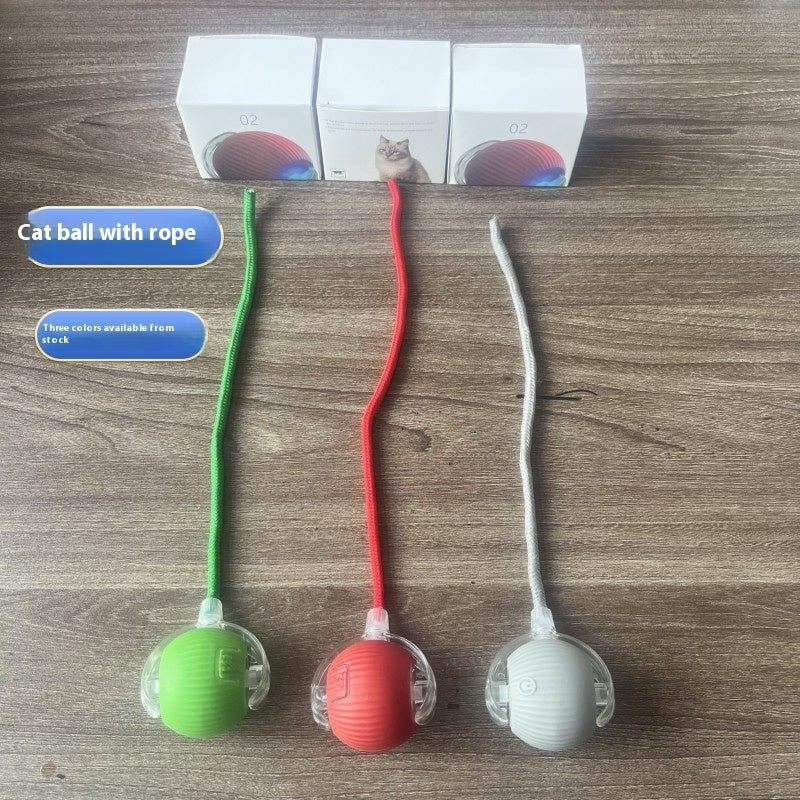 HKM-899795 Intelligent Automatic Cat Teasing Ball Funny Cat Toy Ball