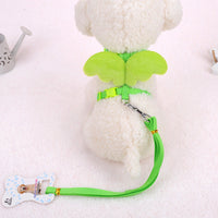 HKM-9000509 Pet Walking Hand-Holding Rope with Angel Wings Design - Available in Multiple Colors