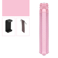 HKM-900051 25CM Tripod with Mobile Phone Clip, Compatible with iPhone Models, Available in Pink, Blue, Black