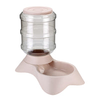 HKM-9000893 Frosted Texture Plastic Automatic Pet Feeder and Drinking Fountain Combo