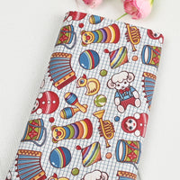 HKM-900179 Nostalgic Cartoon Cotton Fabric for DIY Crafts - 110cm Wide