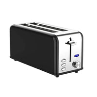 HKM-900243 4-Slice Electric Toaster with Smart Touch Screen and Dust Cover for Modern Kitchens