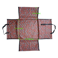 HKM-9002557 Waterproof Pet Car Mat with Easy Clean Zipper Design - 53cm x 60cm x 35cm