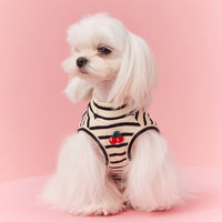HKM-9005245 Schnauzer Teddy Bichon Cotton Cartoon Sleeveless Vest for Pets