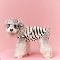 HKM-9005245 Schnauzer Teddy Bichon Cotton Cartoon Sleeveless Vest for Pets