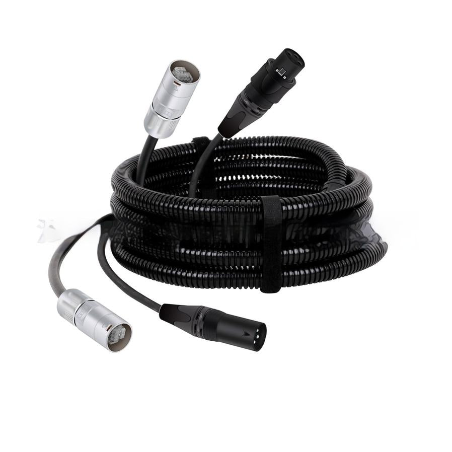 HKM-900563 3PIN XLR Male/Female Microphone Audio Cable with RJ-45 Connector - Various Lengths Available