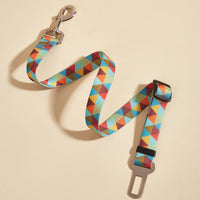 HKM-9006269 Nylon Pet Car Seat Belt with Hand Holding Rope for Dogs - Various Colors Available