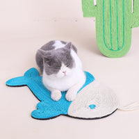 HKM-9006653 Cactus and Fish-Shaped Cat Scratch Pads with Sisal, Includes Cat Stick and Catnip