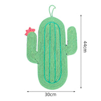 HKM-9006653 Cactus and Fish-Shaped Cat Scratch Pads with Sisal, Includes Cat Stick and Catnip