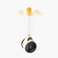HKM-9007293 Cat Rotating Windmill Scratching Toy with Suction Base and Luminous Ball