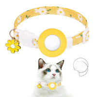 HKM-9008445 Daisy Pattern Small Pet Collar with Bell in Various Colors
