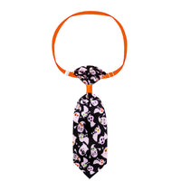 HKM-9008701 Pet Halloween Skull and Necktie Accessory for Cats and Small to Medium Dogs